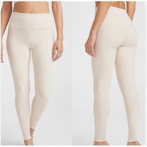 ALO Yoga Alosoft Women’s Lounge Leggings Heather Oatmeal size Small